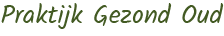 Praktijk Gezond Oud Logo